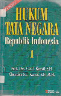 Hukum Tata Negara Republik Indonesia